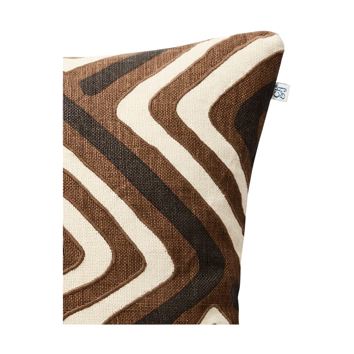 Gujarat 枕头套 50x50 cm, Dark Brown-Taupe Chhatwal & Jonsson