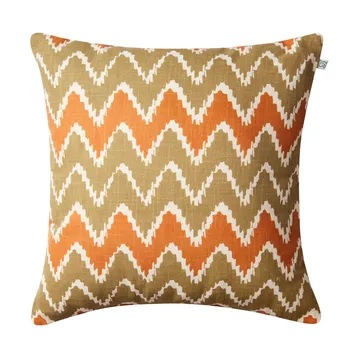Ikat Bangalore户外靠垫50x50cm - 米色_杏橙色 - Chhatwal & Jonsson