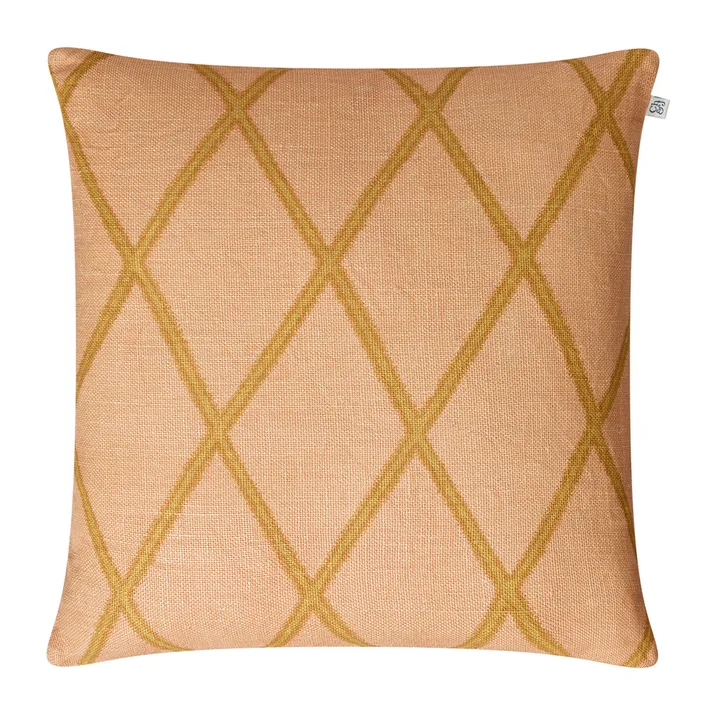 Ikat Orissa 抱枕套 50x50cm - 玫瑰红_辣黄色 - Chhatwal & Jonsson