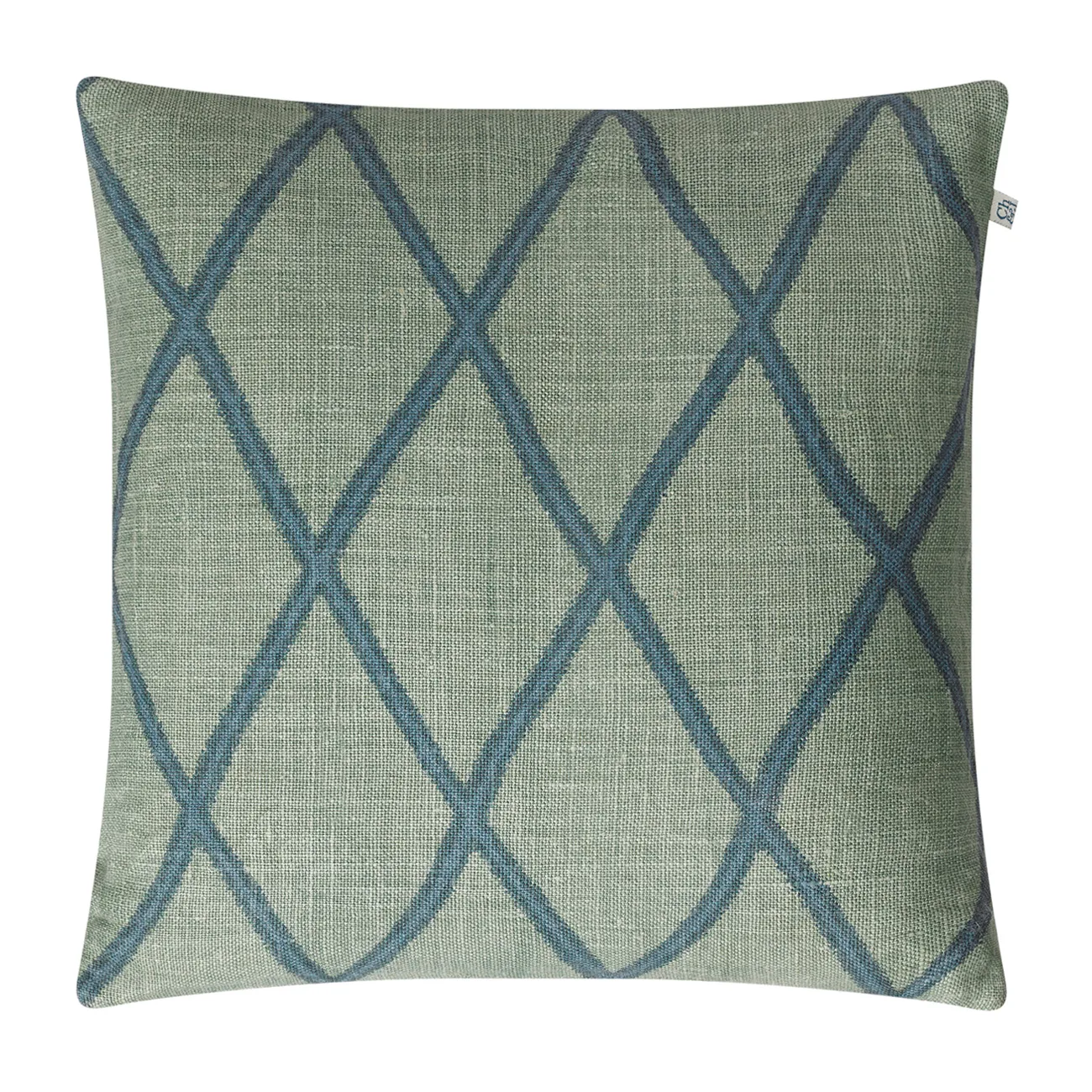 Ikat Orissa 抱枕套 50x50cm, 水绿色_天蓝色 Chhatwal & Jonsson
