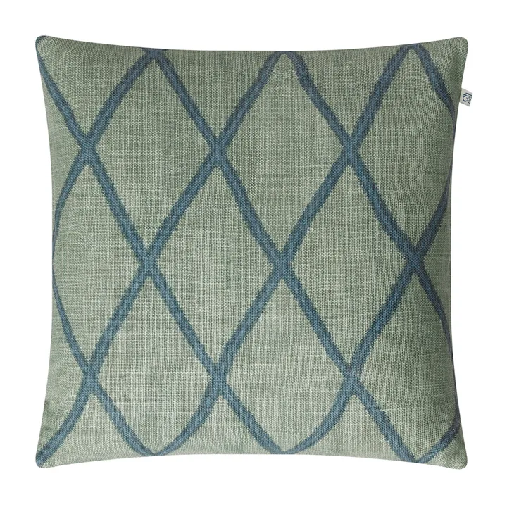 Ikat Orissa 抱枕套 50x50cm - 水绿色_天蓝色 - Chhatwal & Jonsson