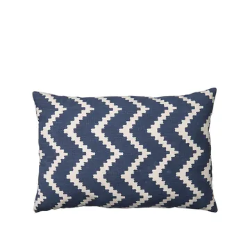 Ikat Sema靠垫 - 蓝色/off 白色. 40 cm - Chhatwal & Jonsson
