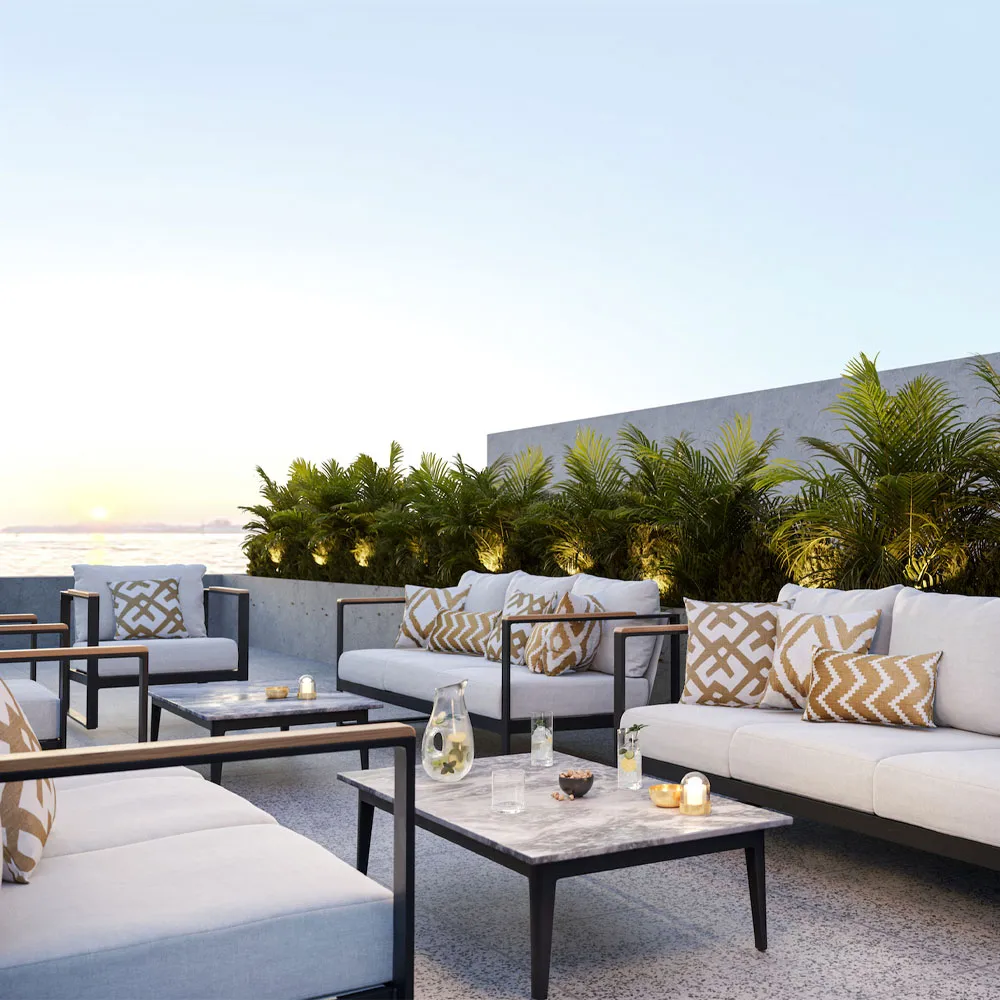 Ikat Sema 靠枕|靠垫, 灰色/off 白色. 40 cm Chhatwal & Jonsson