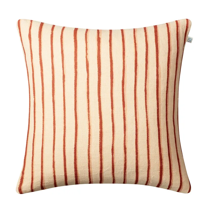 Jaipur Stripe 抱枕套 50x50cm - 米色_橙色_玫瑰色 - Chhatwal & Jonsson