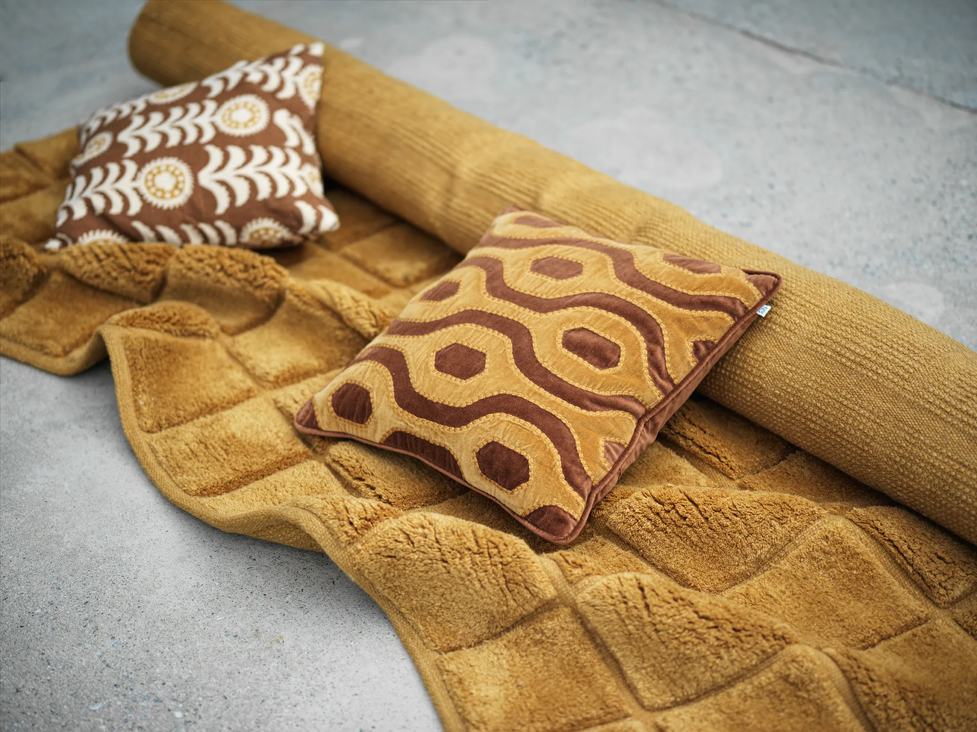 Loha 地毯 177x239 cm, Masala 黄色 Chhatwal & Jonsson