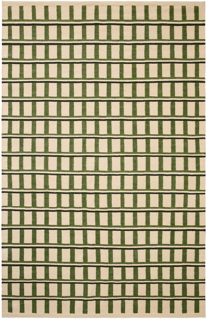 Mysore 羊毛地毯 - 米白色-绿色-深绿, 180x270 cm - Chhatwal & Jonsson