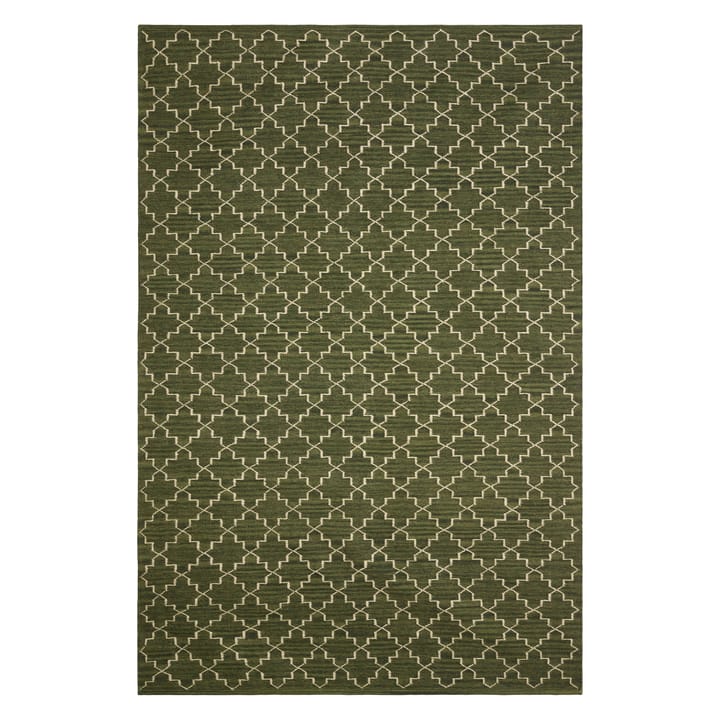 New Geometric 地毯  180x272 cm - 绿色 melange - off 白色 - Chhatwal & Jonsson