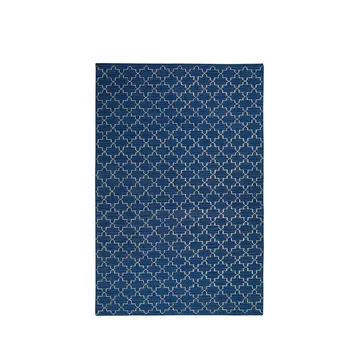 New Geometric 几何图案北欧风格地毯 - Indigo melange/米白色_180x272cm - Chhatwal & Jonsson