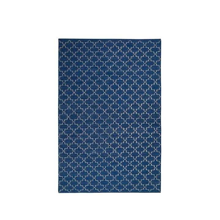 New Geometric 几何图案北欧风格地毯 - Indigo melange/米白色_180x272cm - Chhatwal & Jonsson