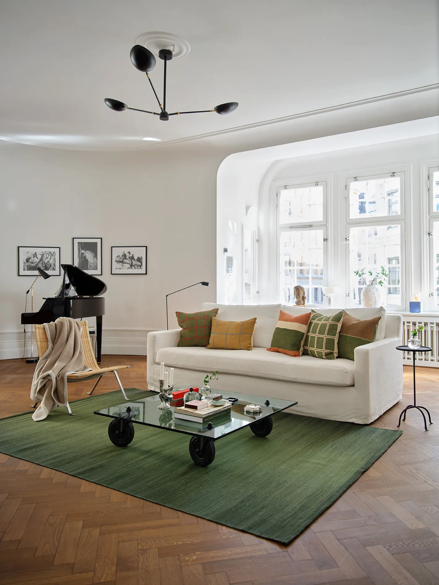 Raha 靠枕套 50x50 cm, Cactus 绿色-灰褐色 Chhatwal & Jonsson