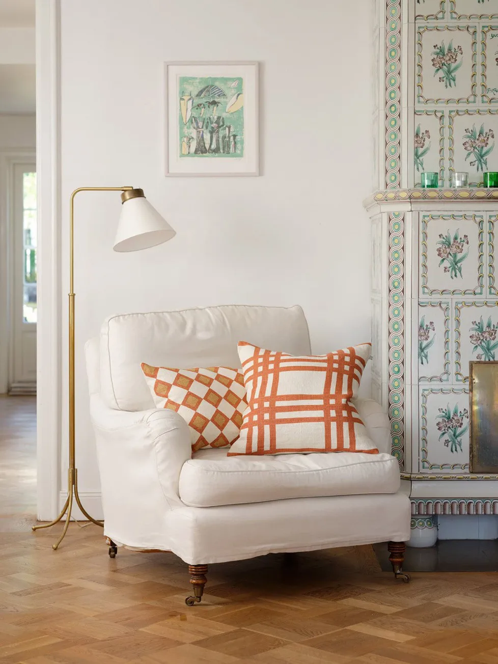 Shimla 靠枕套 50x50 cm, 杏橙色 Chhatwal & Jonsson