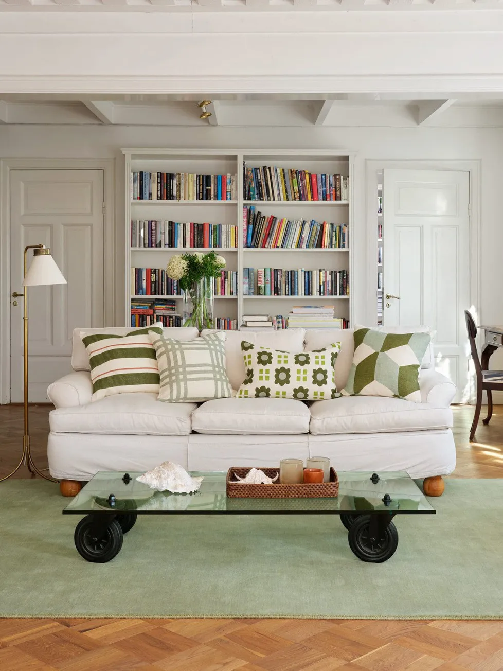 Shimla 靠枕套 50x50 cm, 青色 Chhatwal & Jonsson