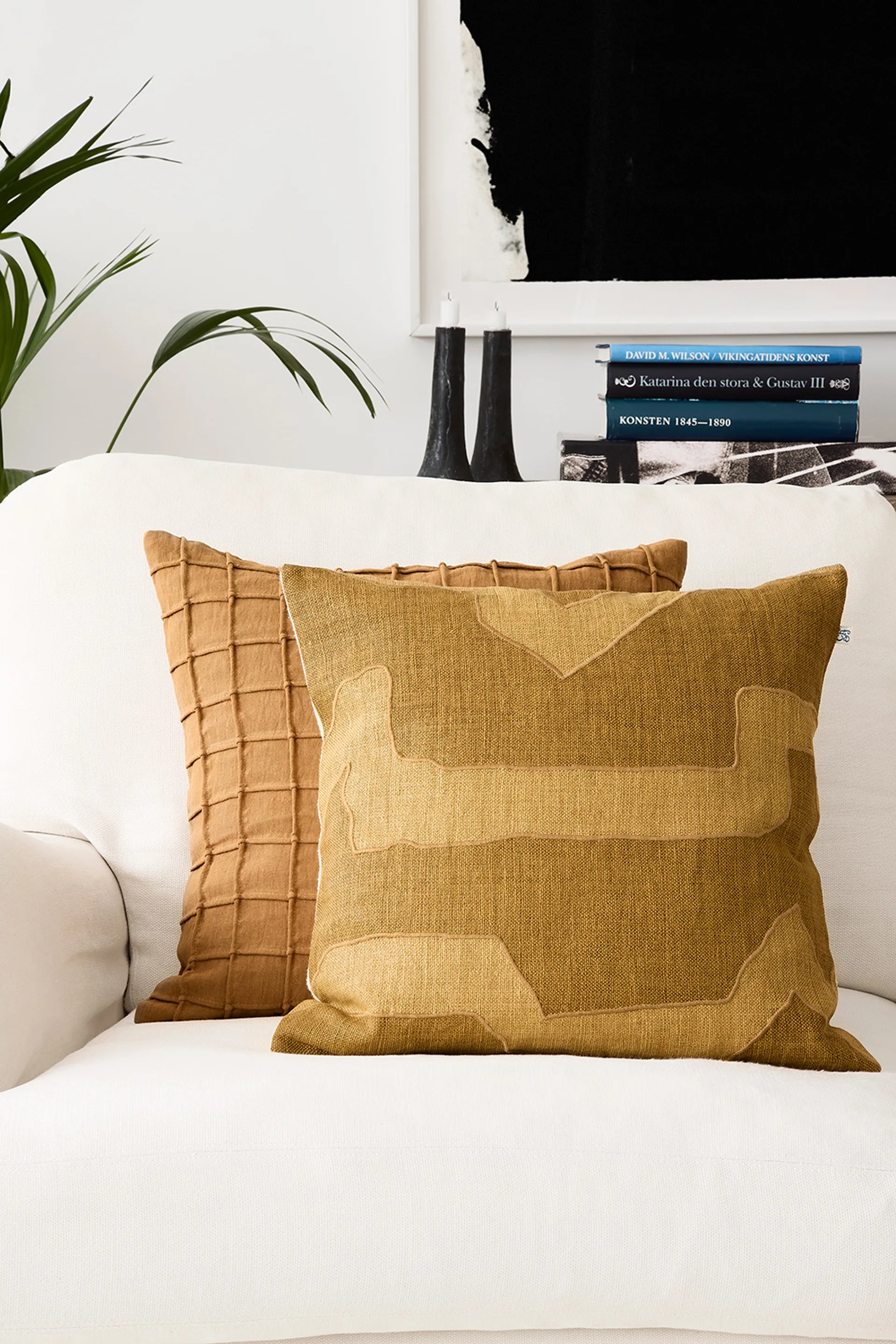 Sikkim 枕头套 50x50 cm, Spicy Yellow-Masala Yellow Chhatwal & Jonsson