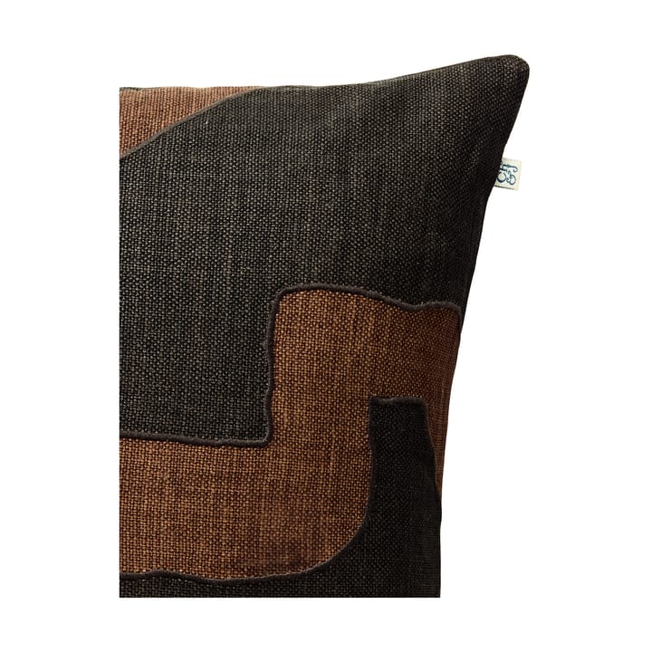 Sikkim 枕头套 50x50 cm, Taupe-Dark Brown Chhatwal & Jonsson