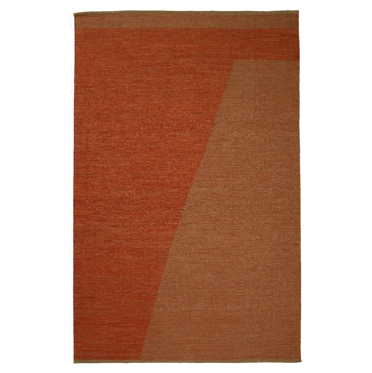 Una羊毛地毯180x270cm, rust-米色 Chhatwal & Jonsson