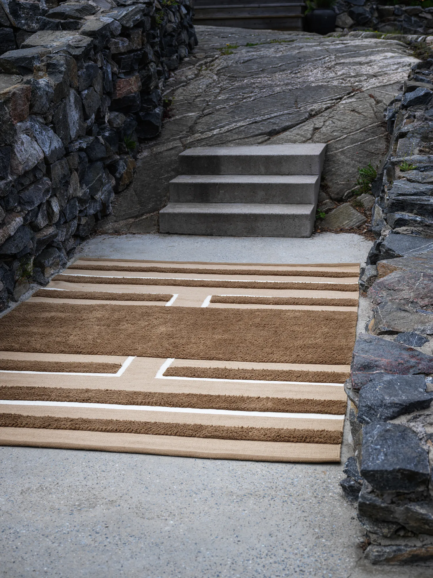 Veda 地毯 170x240 cm, Mocha-米色-off 白色 Chhatwal & Jonsson