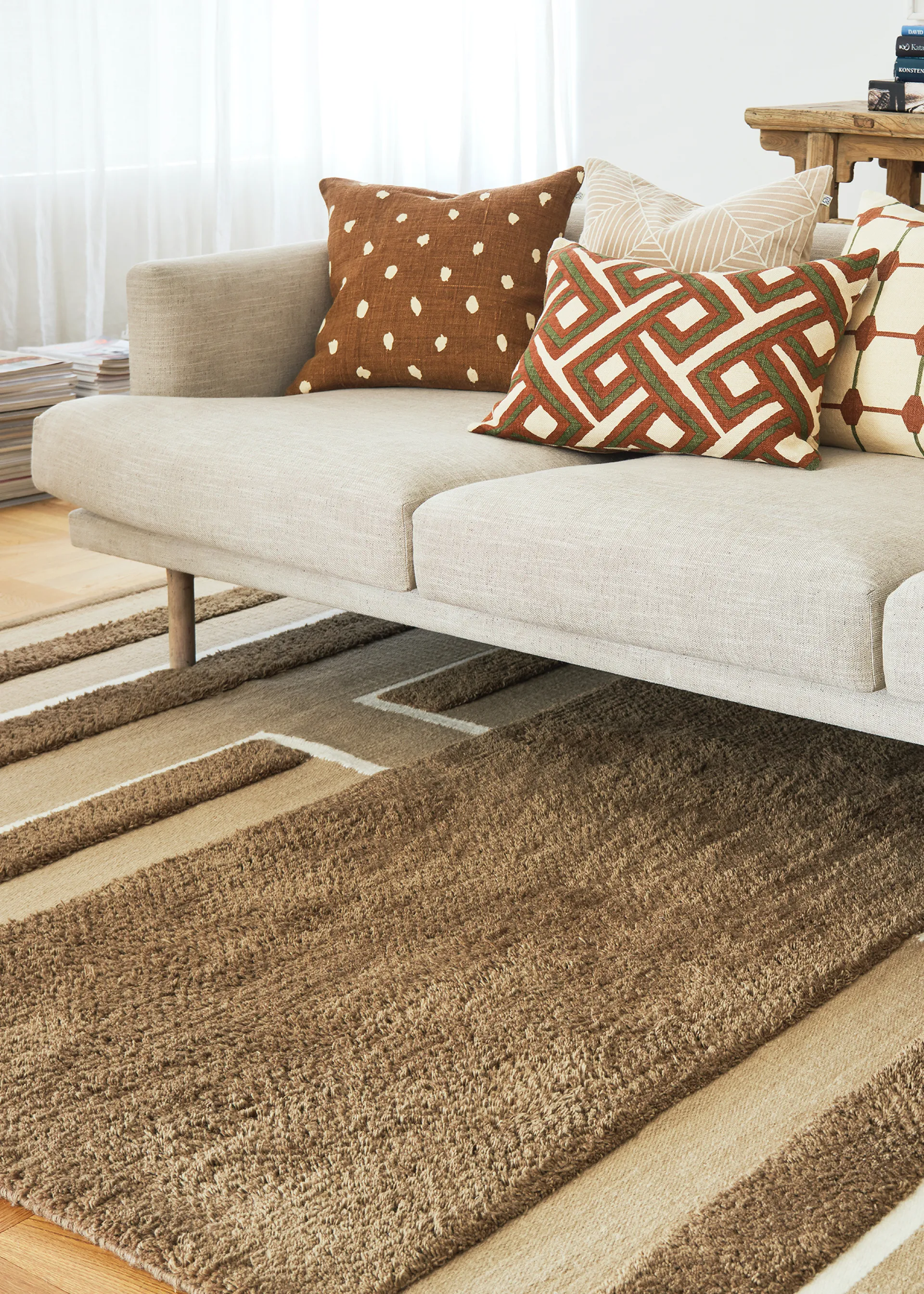 Veda 地毯 170x240 cm, Mocha-米色-off 白色 Chhatwal & Jonsson