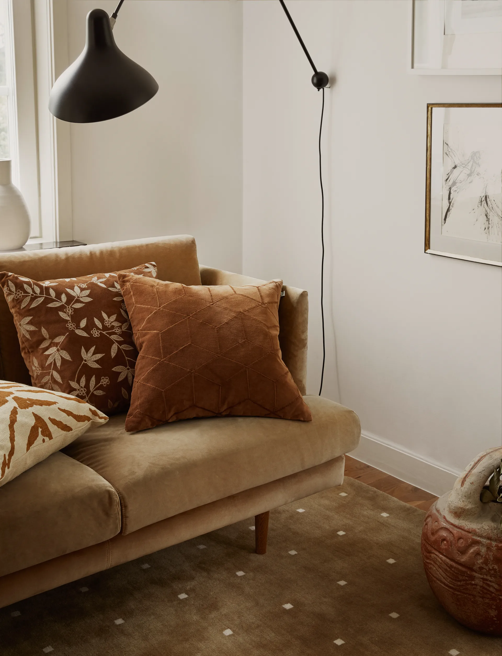 Vir 枕头套 50x50 cm, Cognac Chhatwal & Jonsson