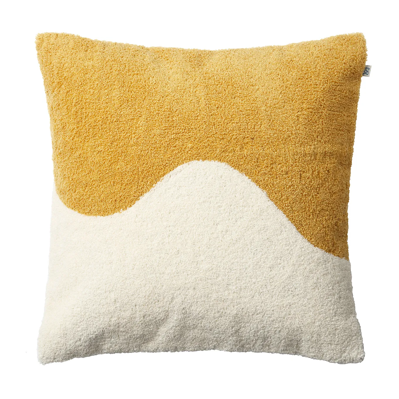Yogi坐垫套50x50cm, Spicy 黄色-off 白色 Chhatwal & Jonsson