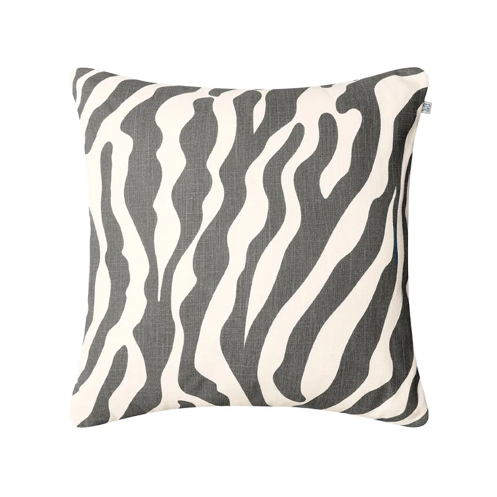 Zebra outdoor 靠枕|靠垫 50x50 cm, 灰色/off 白色. 50 cm Chhatwal & Jonsson