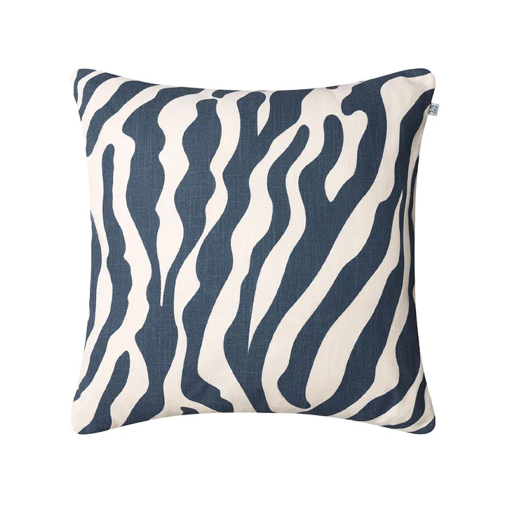 Zebra户外靠垫50x50cm - 蓝色_米白色_50cm - Chhatwal & Jonsson