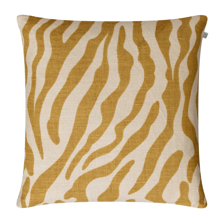 Zebra款抱枕套50x50cm - 辣黄色 - Chhatwal & Jonsson