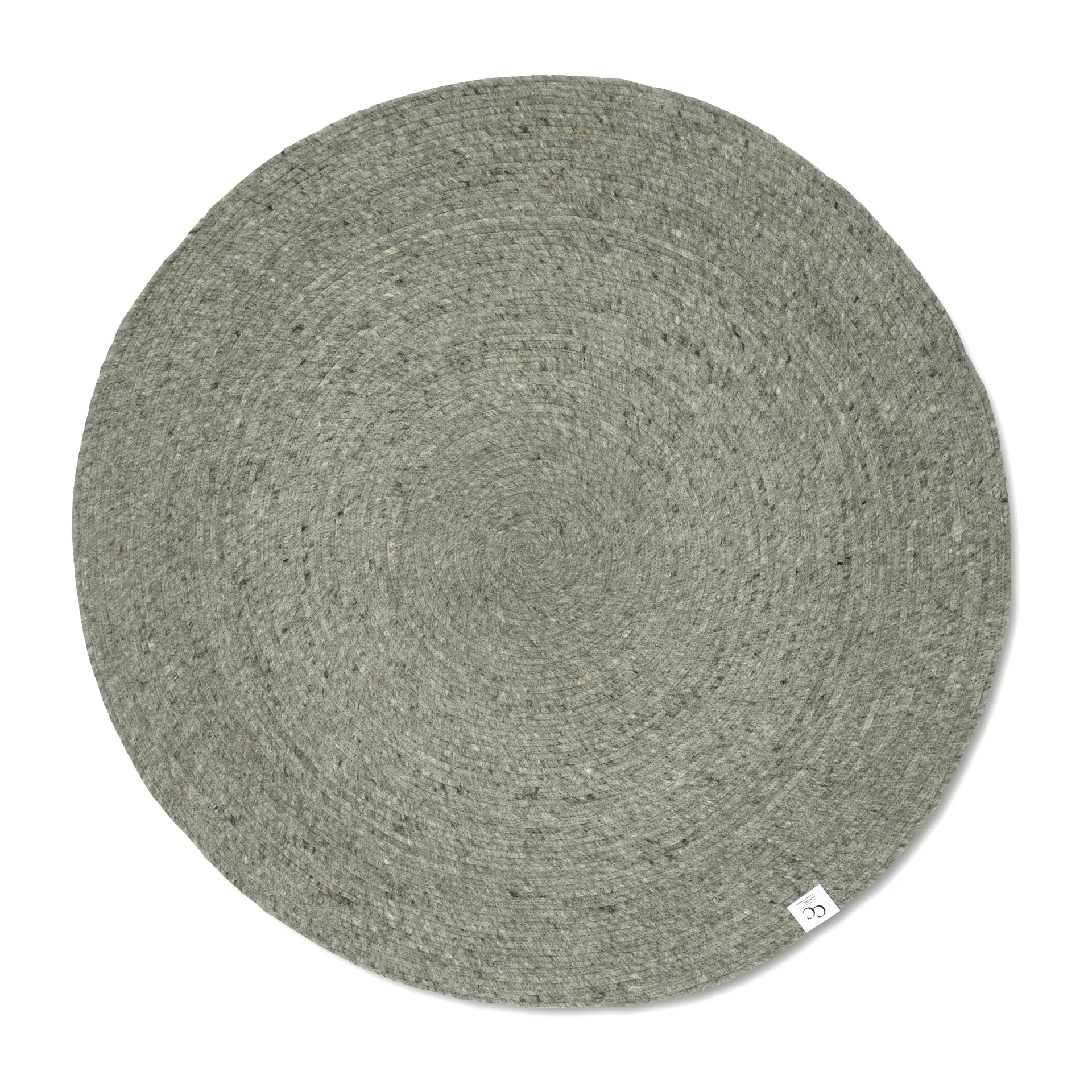 美丽诺圆形羊毛地毯直径160cm, 绿色 Classic Collection