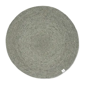 美丽诺圆形羊毛地毯直径160cm - 绿色 - Classic Collection