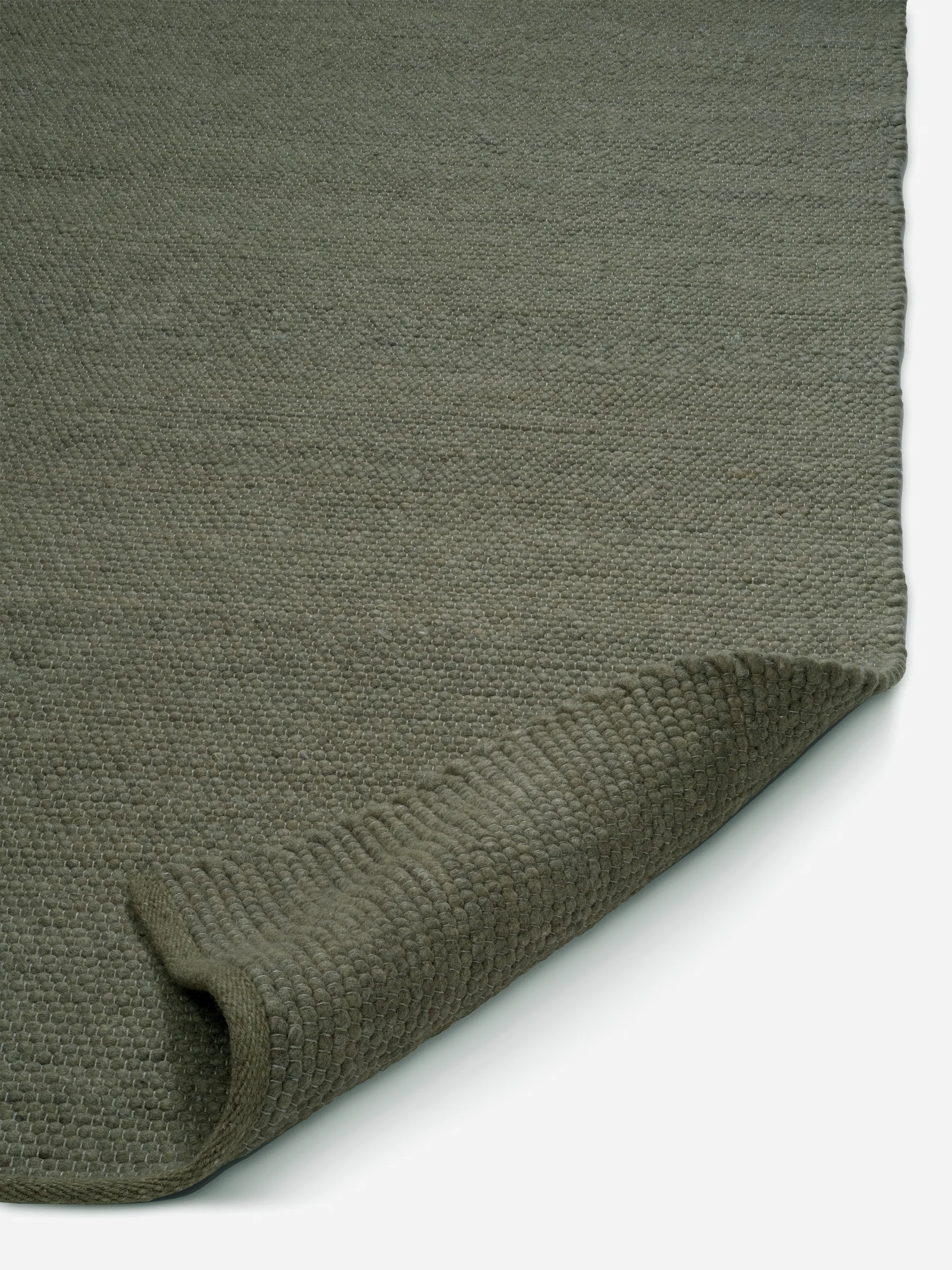 美丽诺羊毛地毯170x230cm, 深绿色 Classic Collection