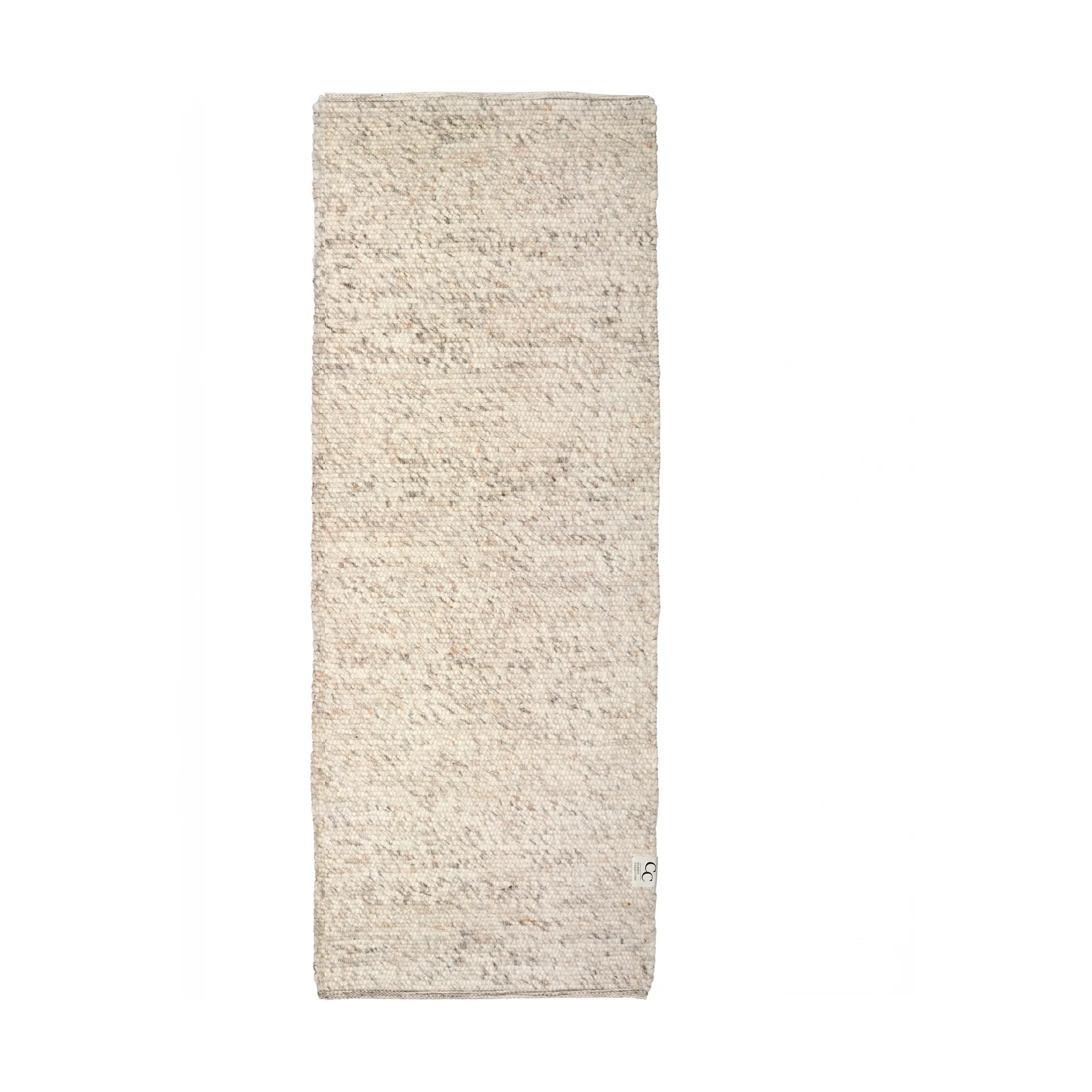 美丽诺羊毛地毯80x250cm, 自然米色 Classic Collection