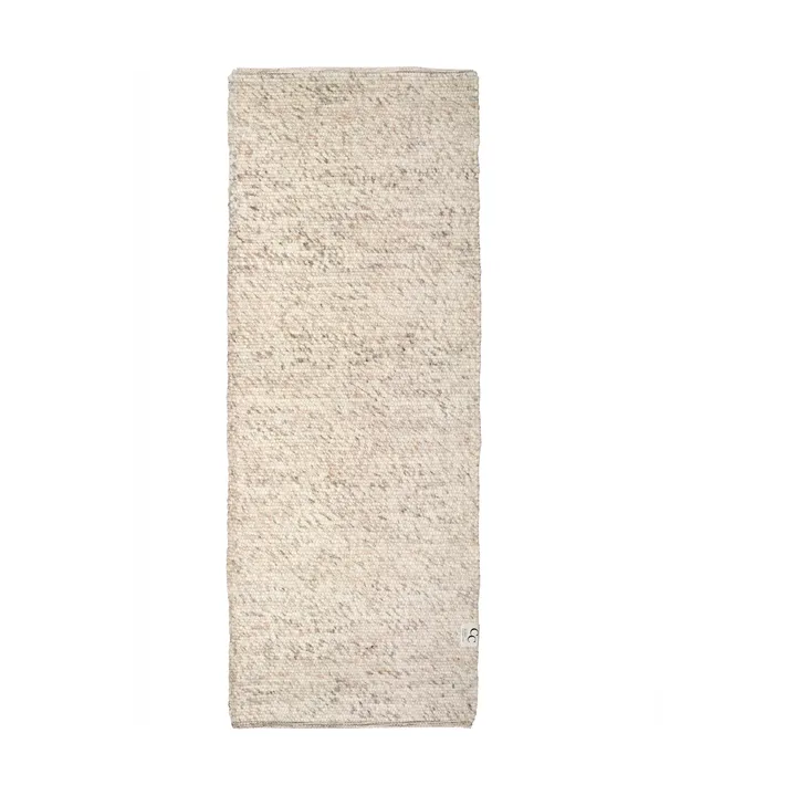 美丽诺羊毛地毯80x250cm - 自然米色 - Classic Collection