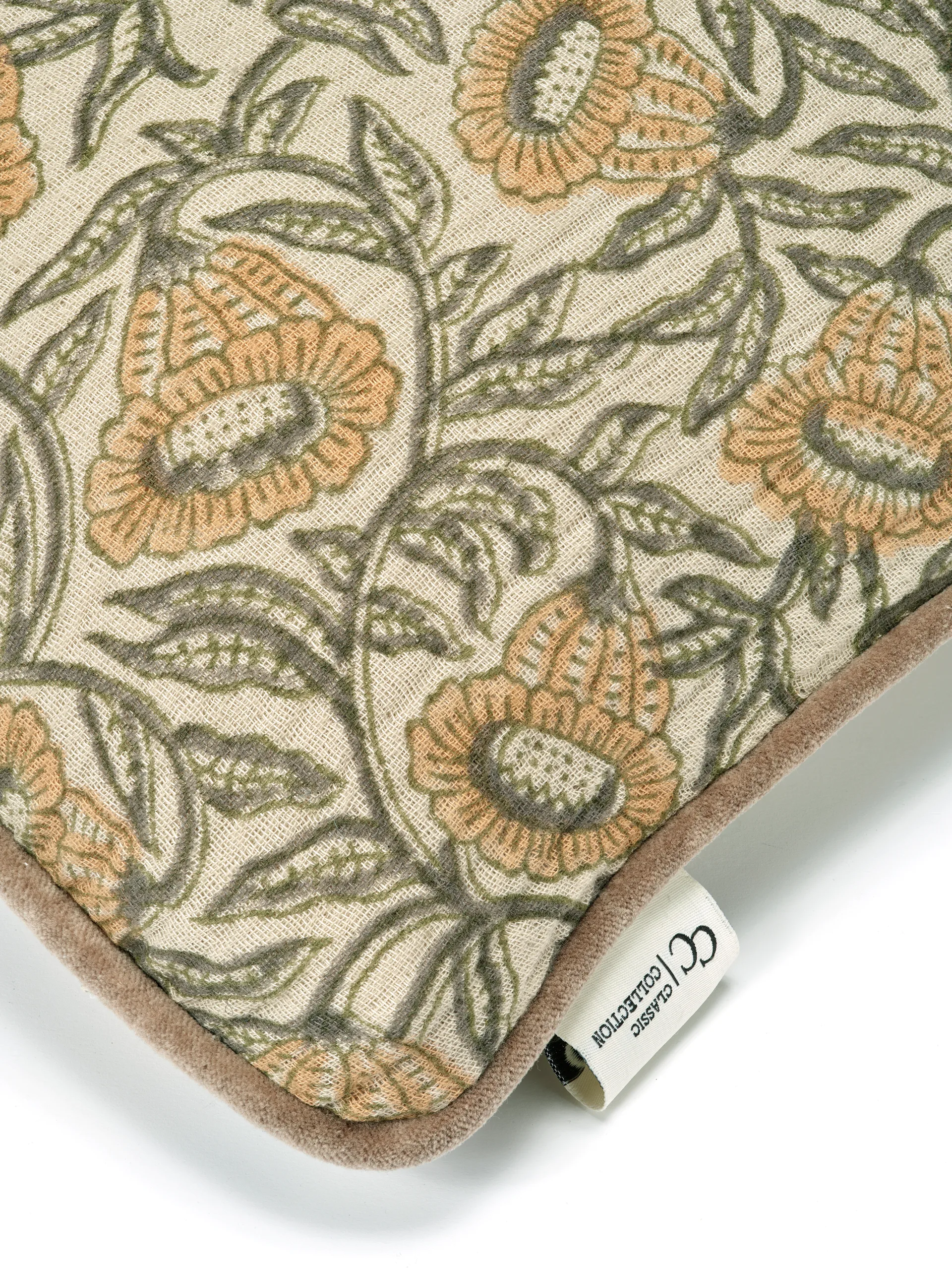 Bell 靠枕套 50x50 cm, 黄色 Classic Collection