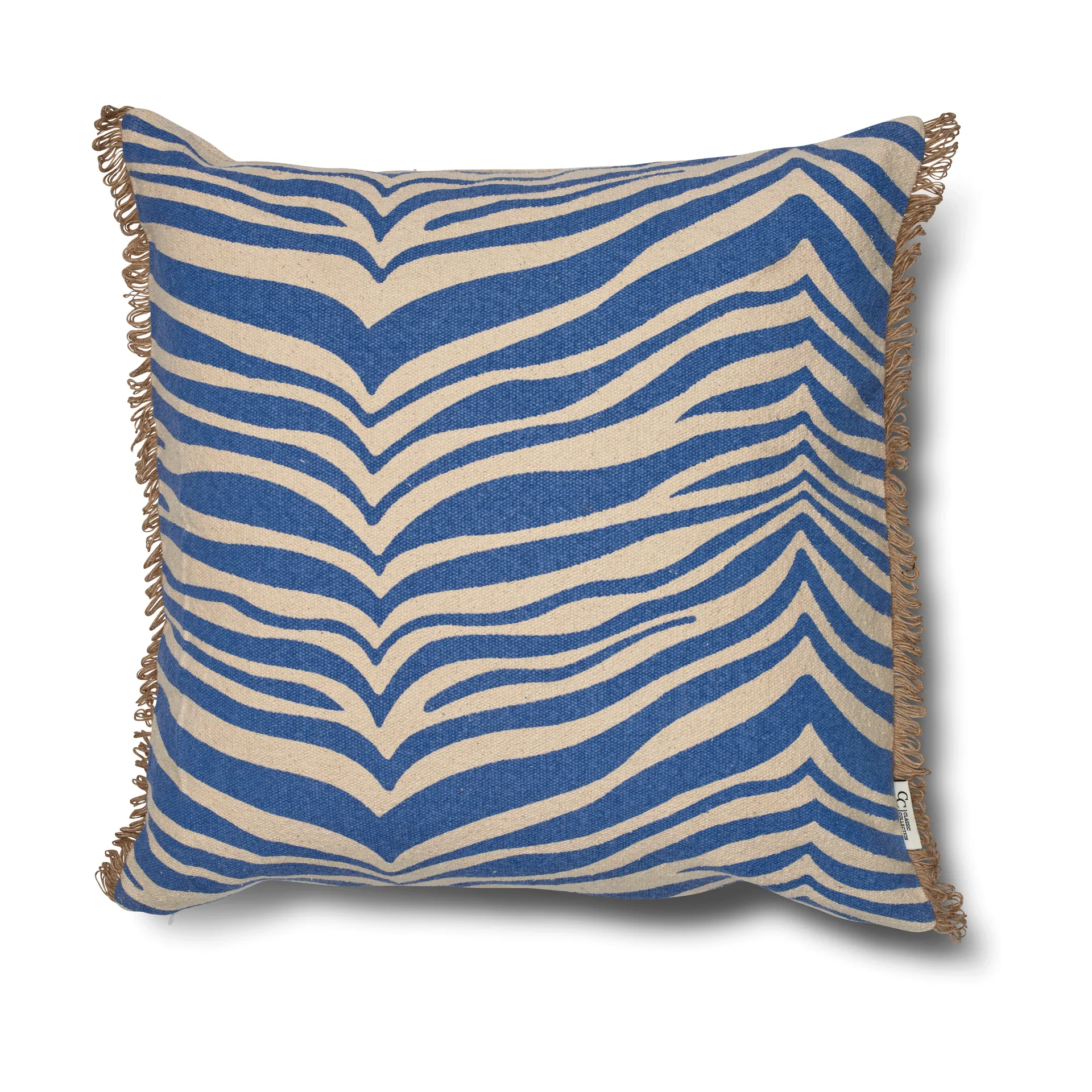 Classic Collection Zebra 靠枕|靠垫 50x50 cm, 蓝色 Classic Collection