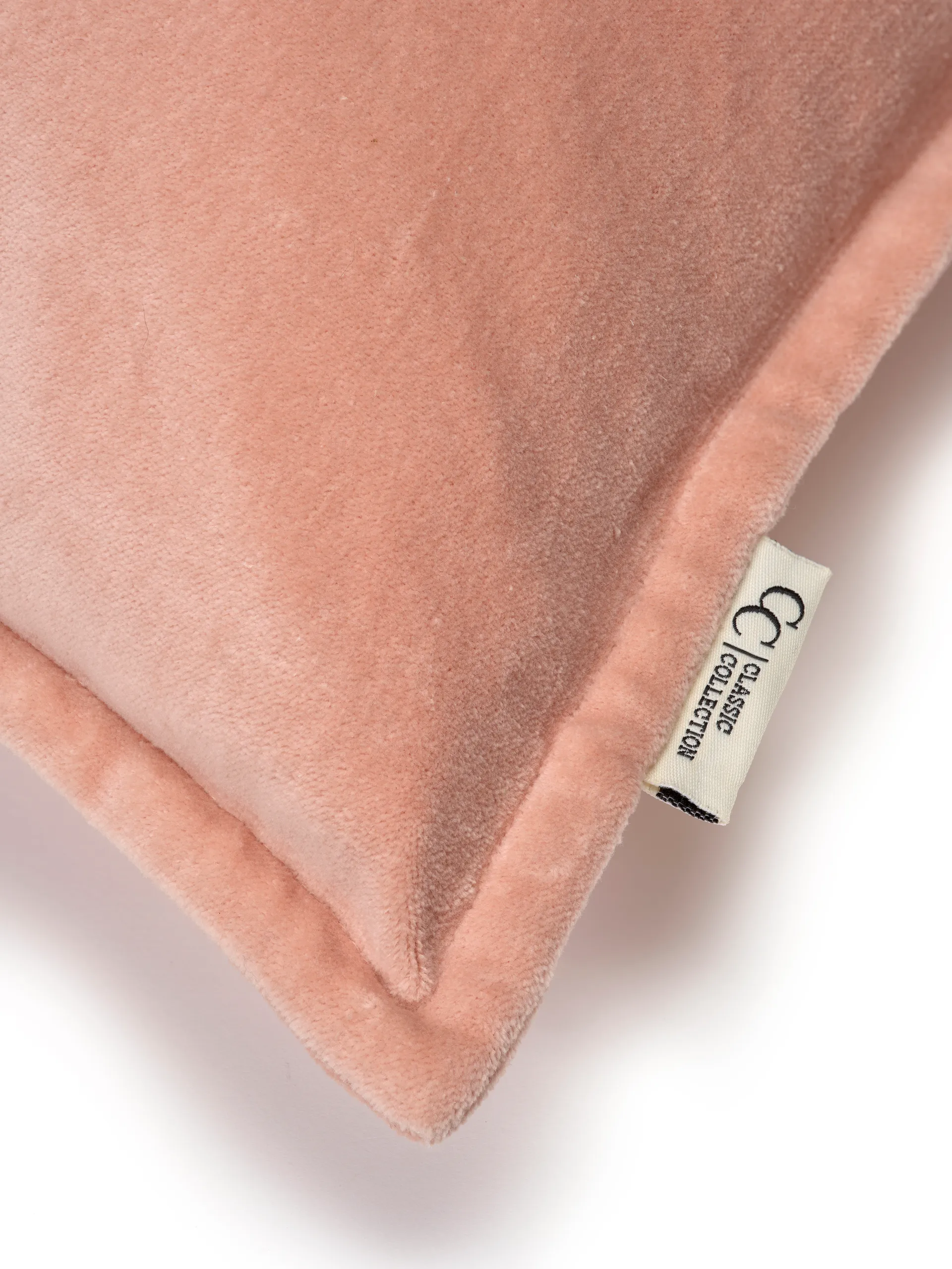 Classic Velvet 靠枕套 50x50 cm, 珊瑚红 Classic Collection