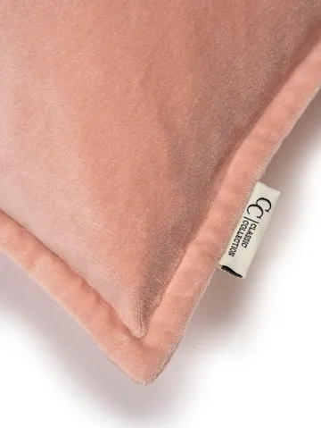 Classic Velvet 靠枕套 50x50 cm - 珊瑚红 - Classic Collection