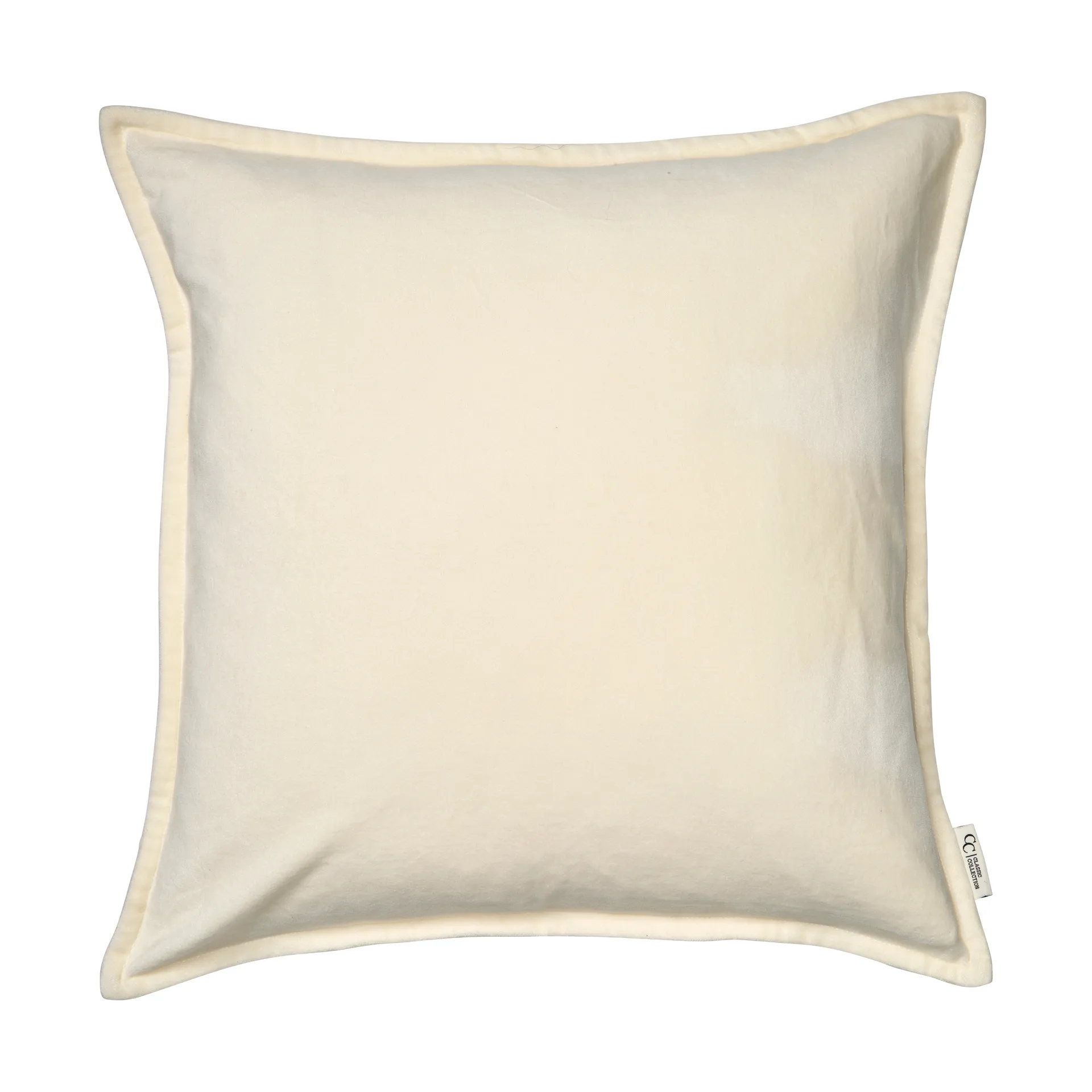 Classic Velvet 抱枕套 50x50cm, 白色 Classic Collection