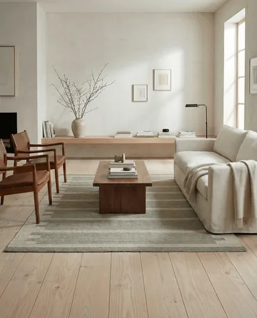 Falsterbo 羊毛地毯 - 绿色，170x230cm - Classic Collection