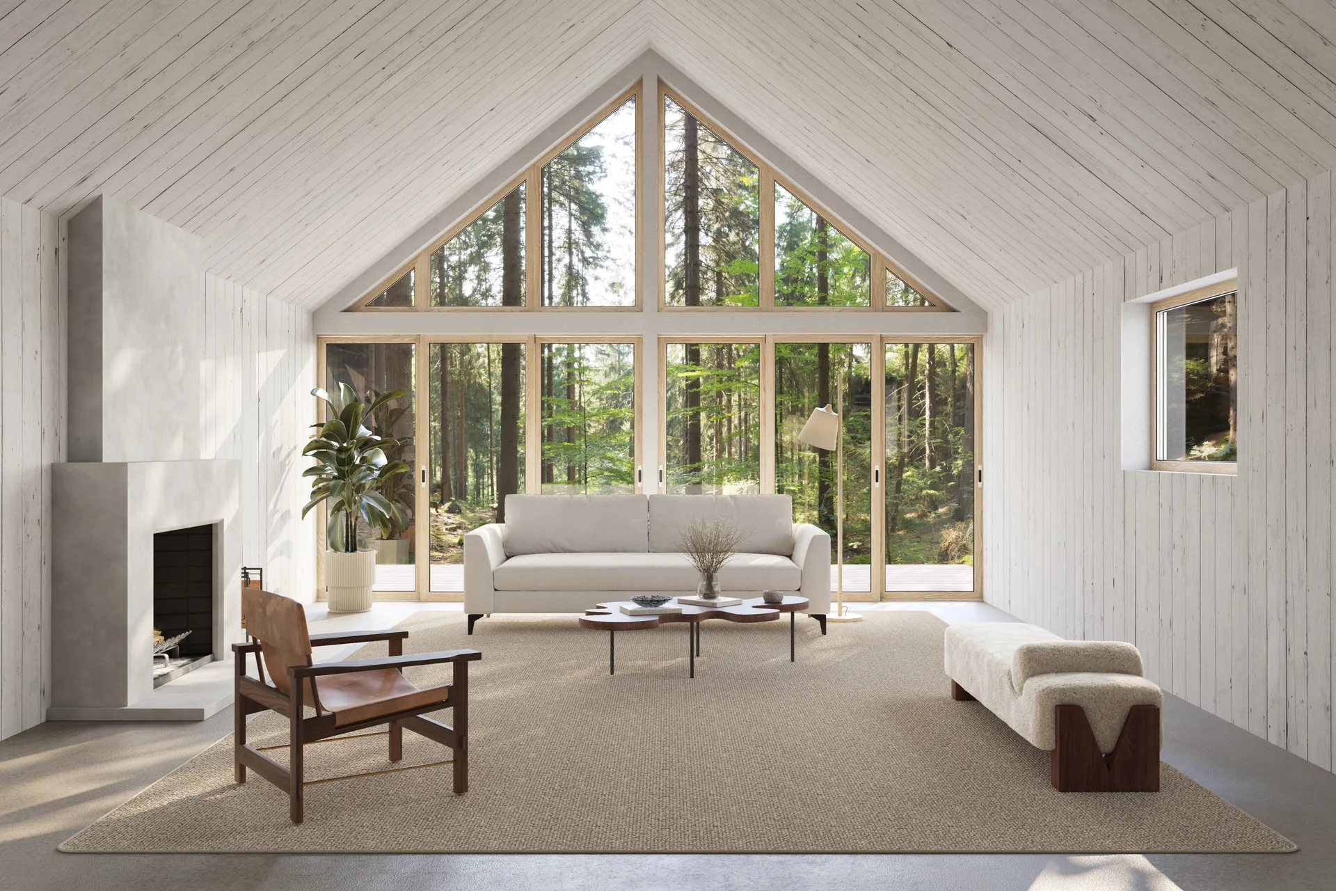 Fjellmyr 地毯 with overlock edging, 原色/自然色 米色, 140x200 cm Classic Collection