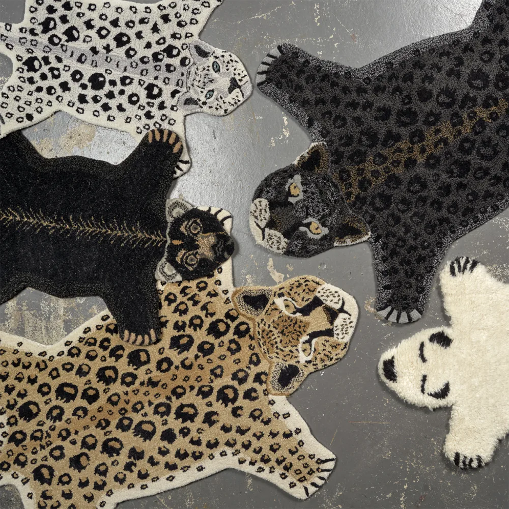 Fluffy Bear 地毯, 白色, 60x90 cm Classic Collection