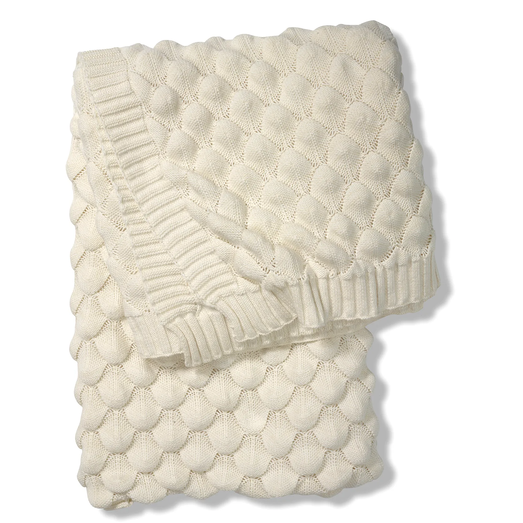 Gems 毯子  130x170 cm, 白色 Classic Collection