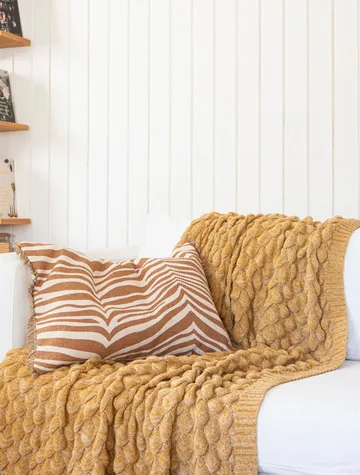 Gems 毯子 130x170 cm - 黄色 - Classic Collection