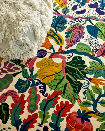 Heritage Garden 地毯 - 奶油色-彩色, 170x230 cm - Classic Collection