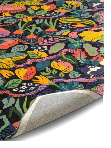 Heritage Garden 地毯 - 炭黑色多色_170x230cm - Classic Collection