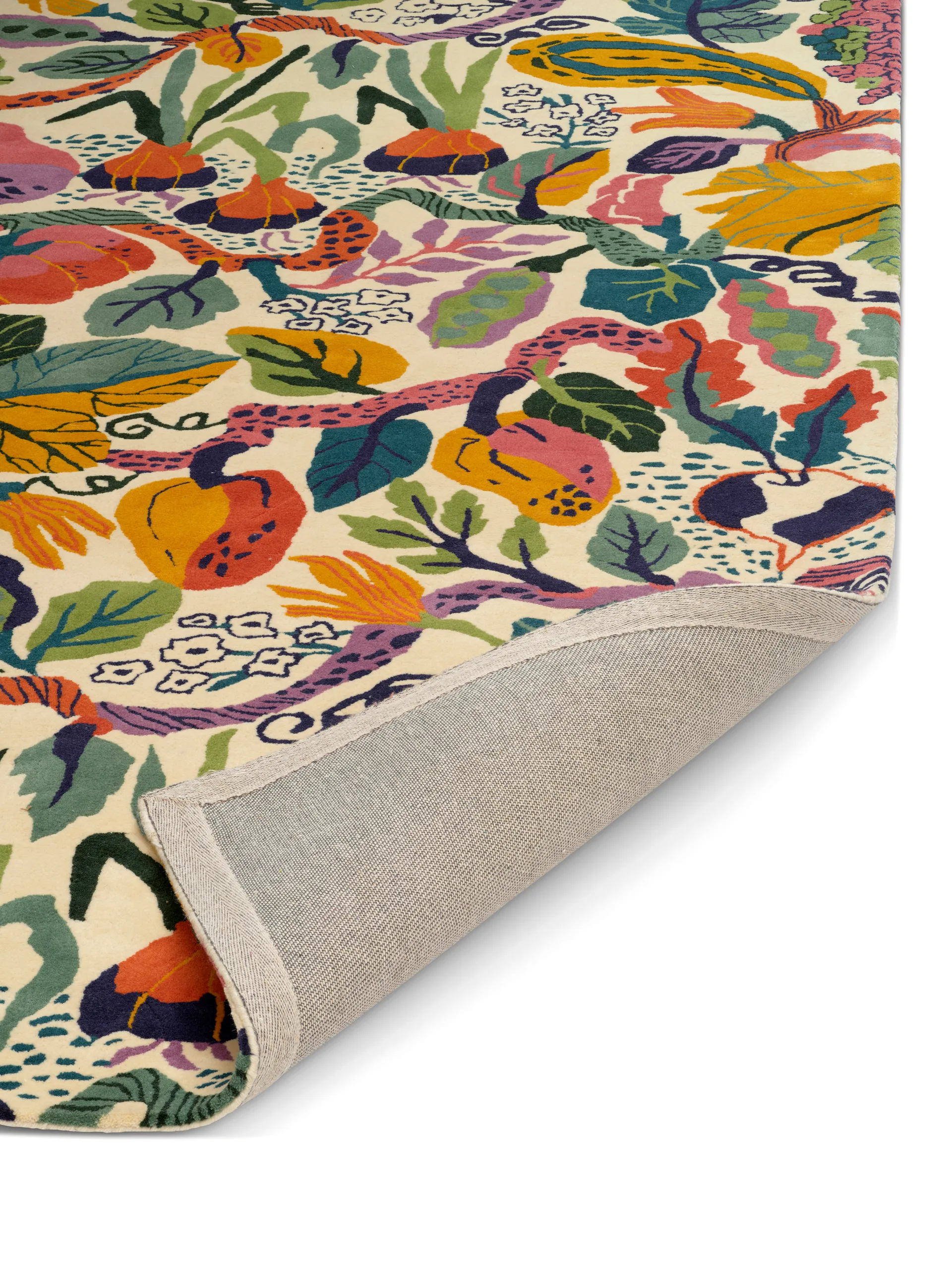 Heritage Garden 地毯, 奶油色多色_170x230cm Classic Collection