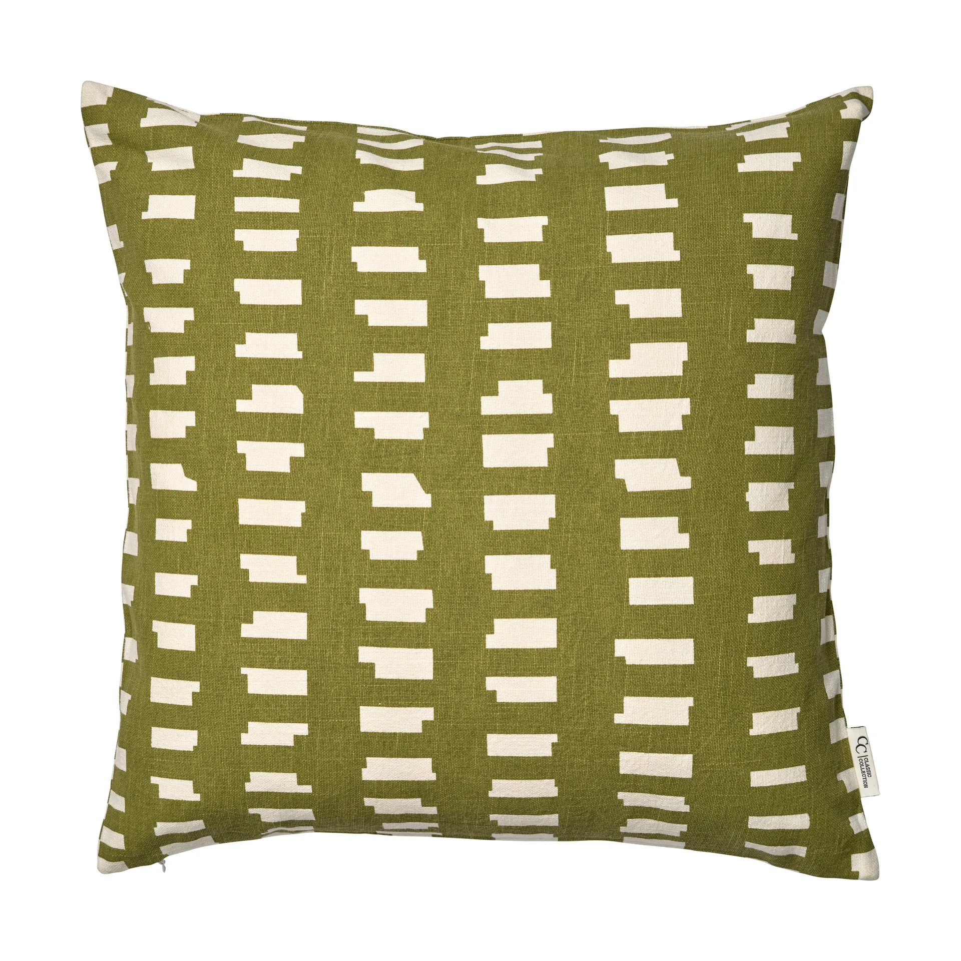 Ikat Block 抱枕套 50x50cm, 绿色 Classic Collection