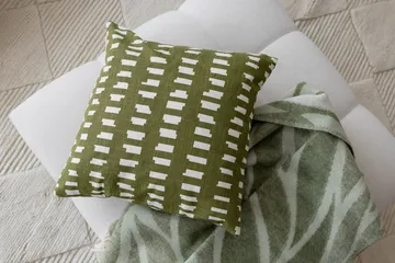 Ikat Block 抱枕套 50x50cm - 绿色 - Classic Collection