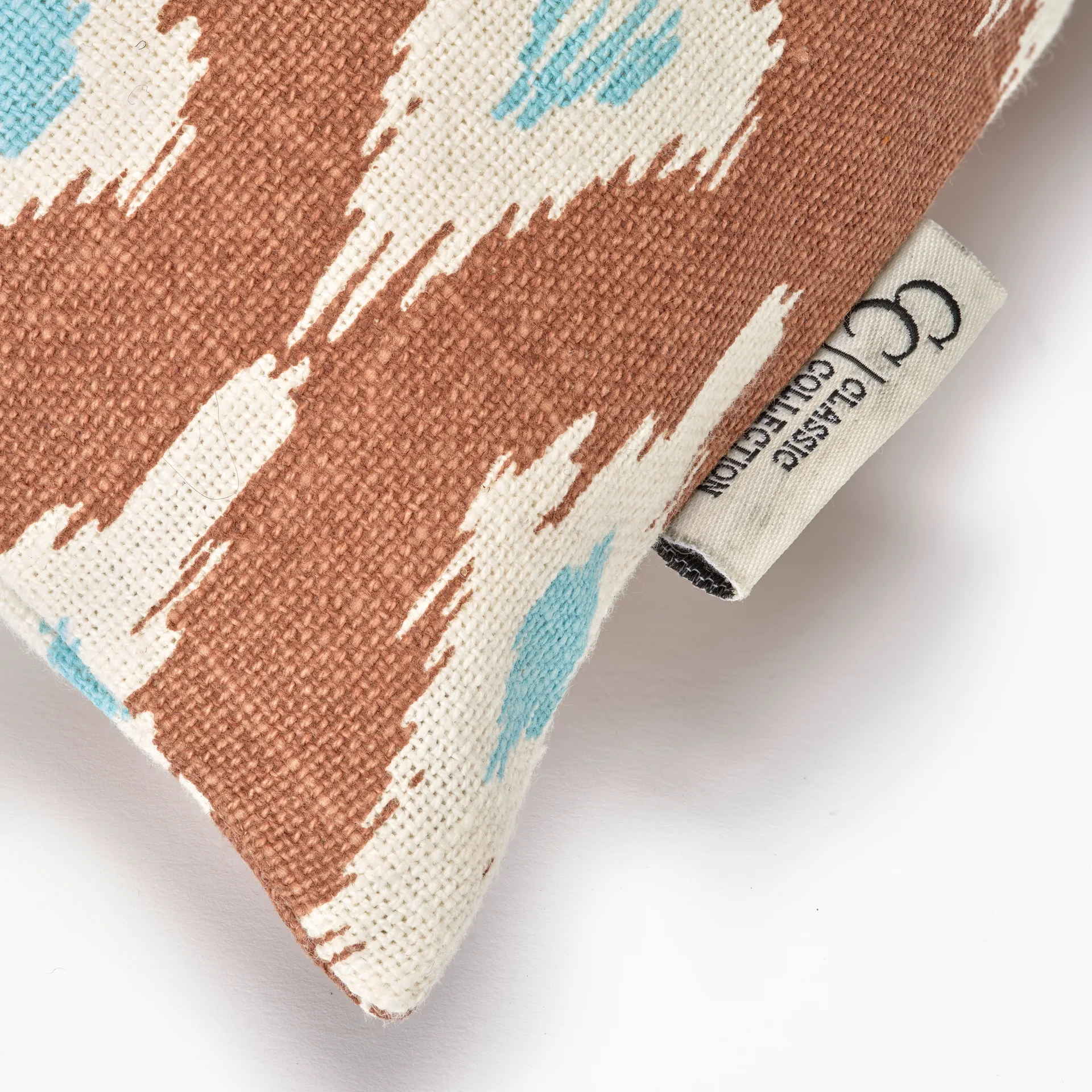 Ikat Diamond 靠枕套 50x50 cm, Mocha Classic Collection