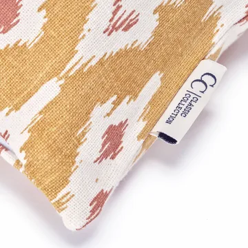 Ikat Diamond 靠枕套 50x50 cm - 黄色 - Classic Collection