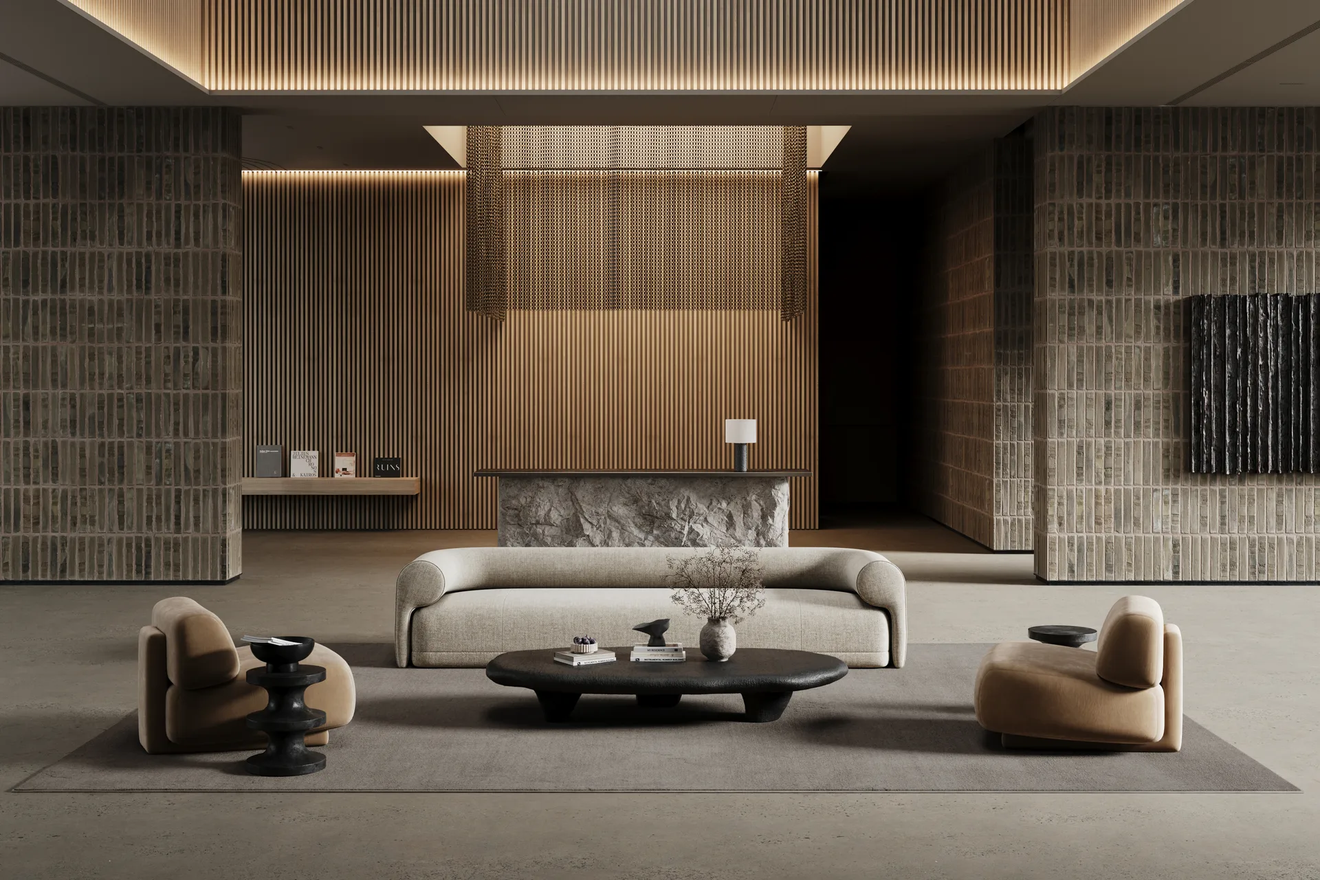 Lobby 地毯, 灰色, 140x200 cm Classic Collection