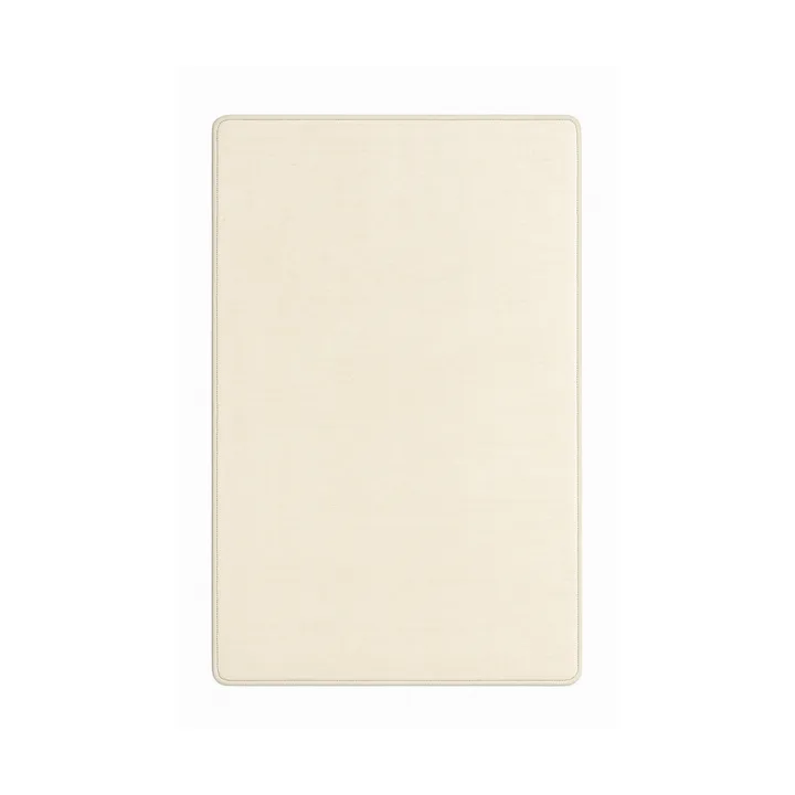 Lobby 地毯 with overlock stitching - 米白色, 140x200 cm - Classic Collection